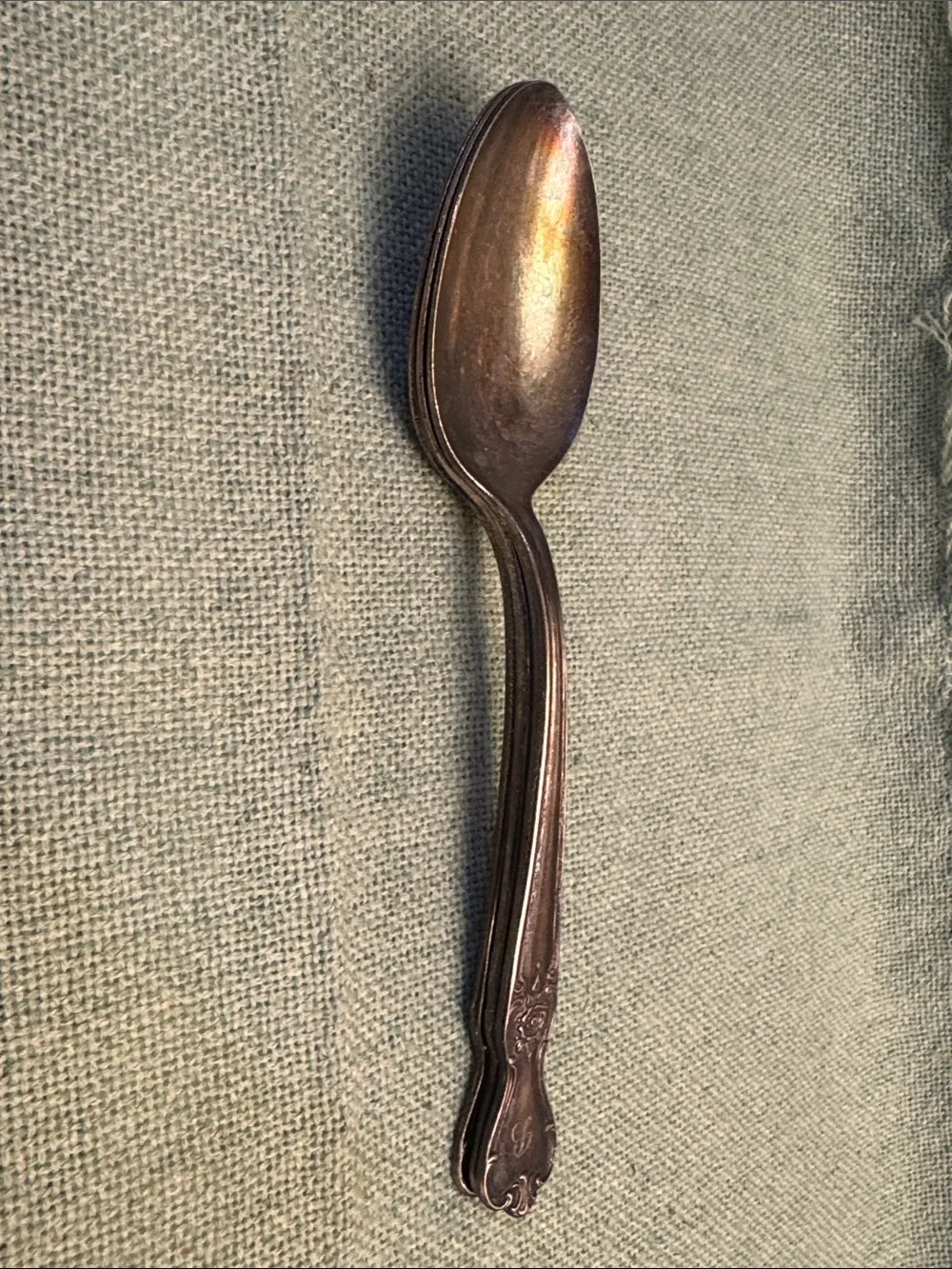 Classic Silver-Tone Decorative Tablespoons- Set of 3